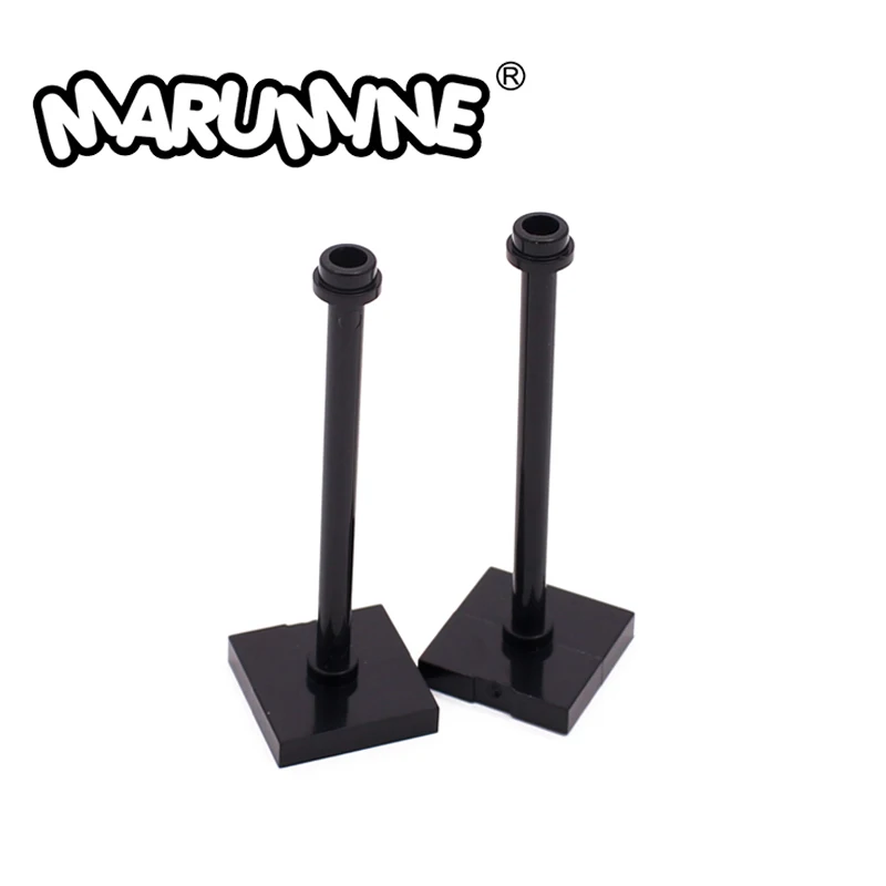 Marumine 30256 специальная плитка 2x2x5 бар с гвоздиком и упором 20 шт. город МОС кирпичи конструктор частицы совместимы 98549