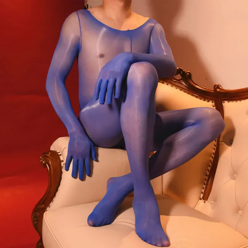 Сексуальный мужской масляный глянцевый U-образный выпуклый боди с открытыми