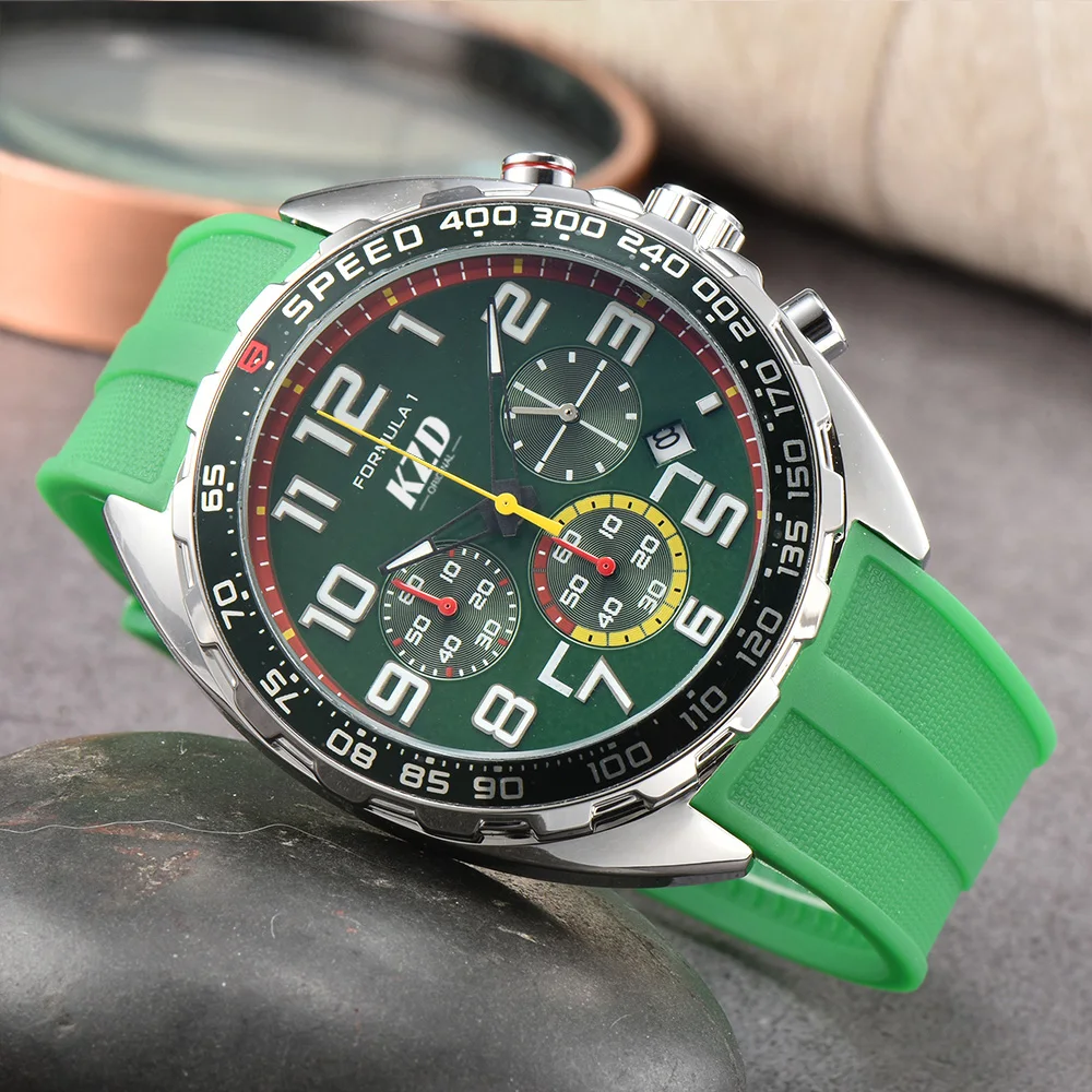 

Hot Original Brand Formula 1 Series Quartz Men's Watches Business Fashion Chronograph Waterproof Sport Watch For Men AAA Clocks