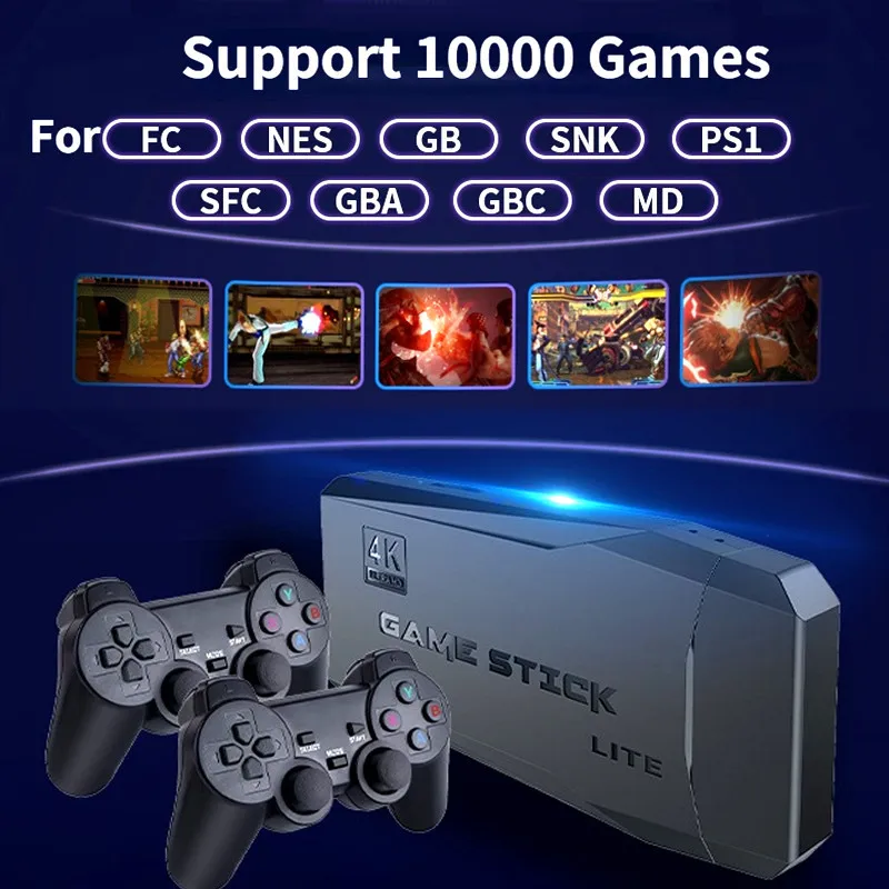Домашняя игровая консоль M8 HDMI TV с двойной ручкой ручной контроллер Игровая