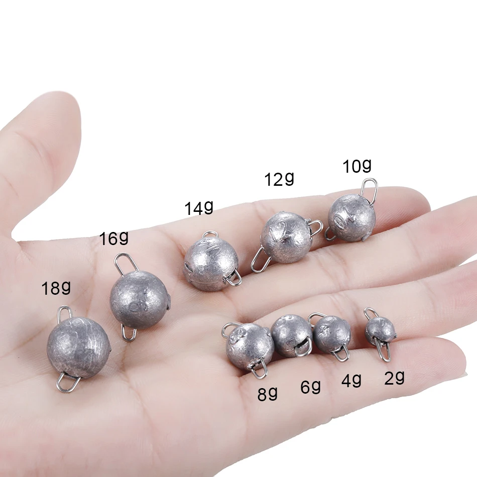 10 шт. рыболовные грузила 2-18 г | Спорт и развлечения