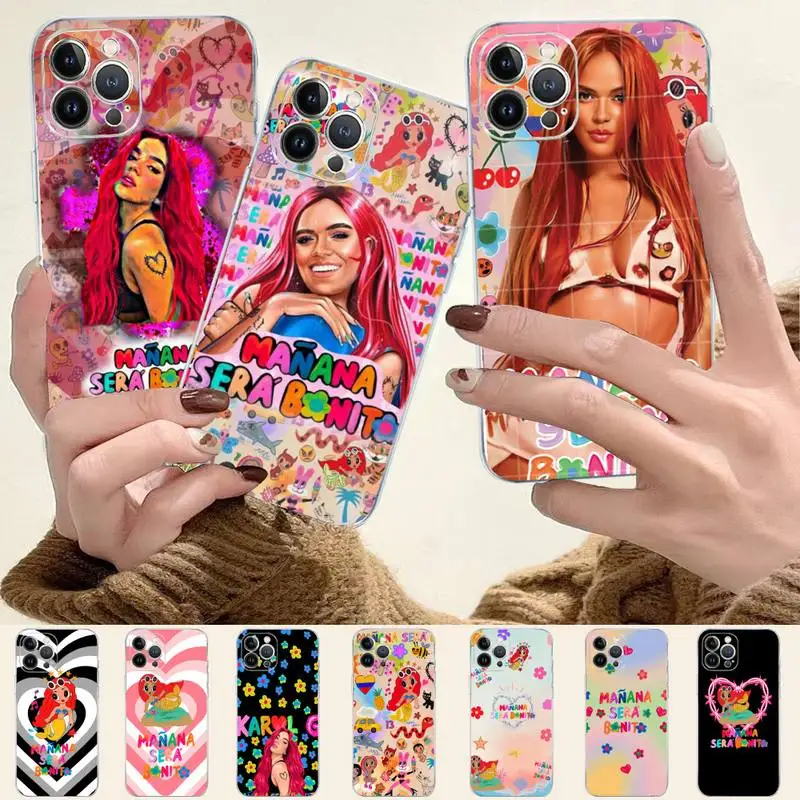 

Karolg Manana Sera Bonito Phone Case For iPhone 8 7 6 6S Plus X SE 2020 XR XS 14 11 12 13 Mini Pro Max Mobile Case