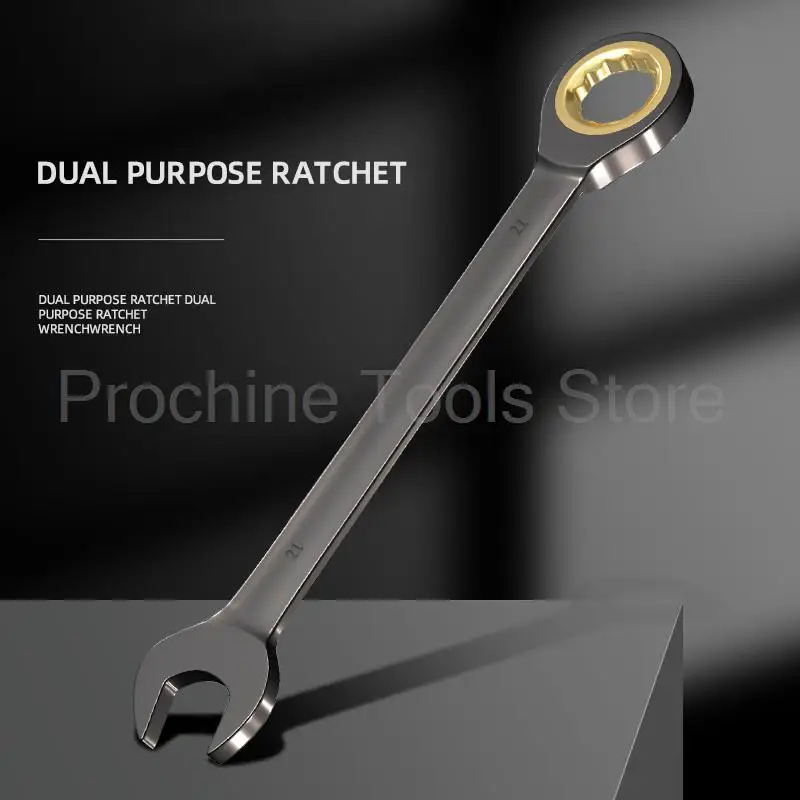 4 шт. Трещоточный ключ 8-32 мм универсальный гаечный метрический 72 передачи ударная