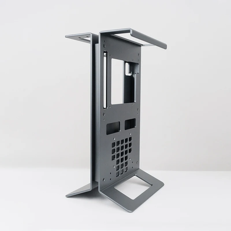 

New XTIA Xproto A4 Mini-ITX Open Case Mini Tower Case Dark Grey Computer Case