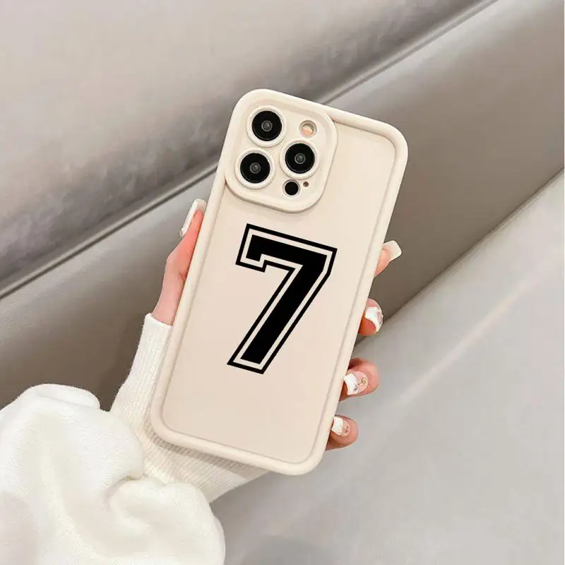 phone cases for Apple iPhone 15 13 14 12 11 Pro Max XS 7 XR 14Plus 8 X Angel Eye Ladder funda Cover Basketball Numbers 10 30