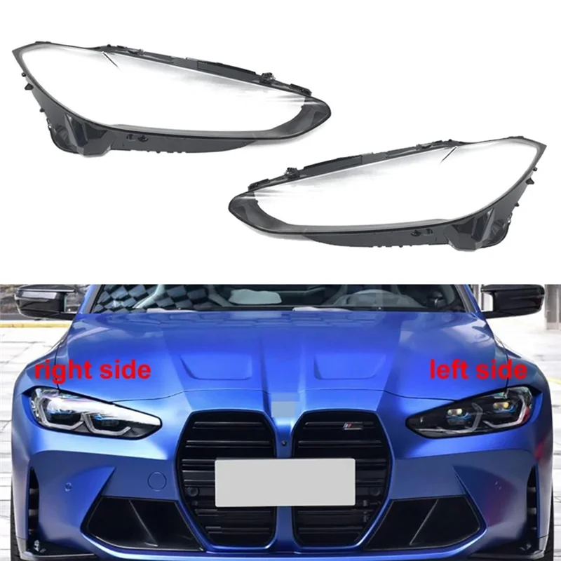 

Car Left Headlight Shell Lamp Shade Transparent Lens Cover Headlight Cover for-BMW 4 Series M4 F32 F33 F36 2020 2021