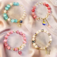 european and american amethyst bracelet female natural opal crystal bracelet pink crystal ladies crystal bracelet 1pcs