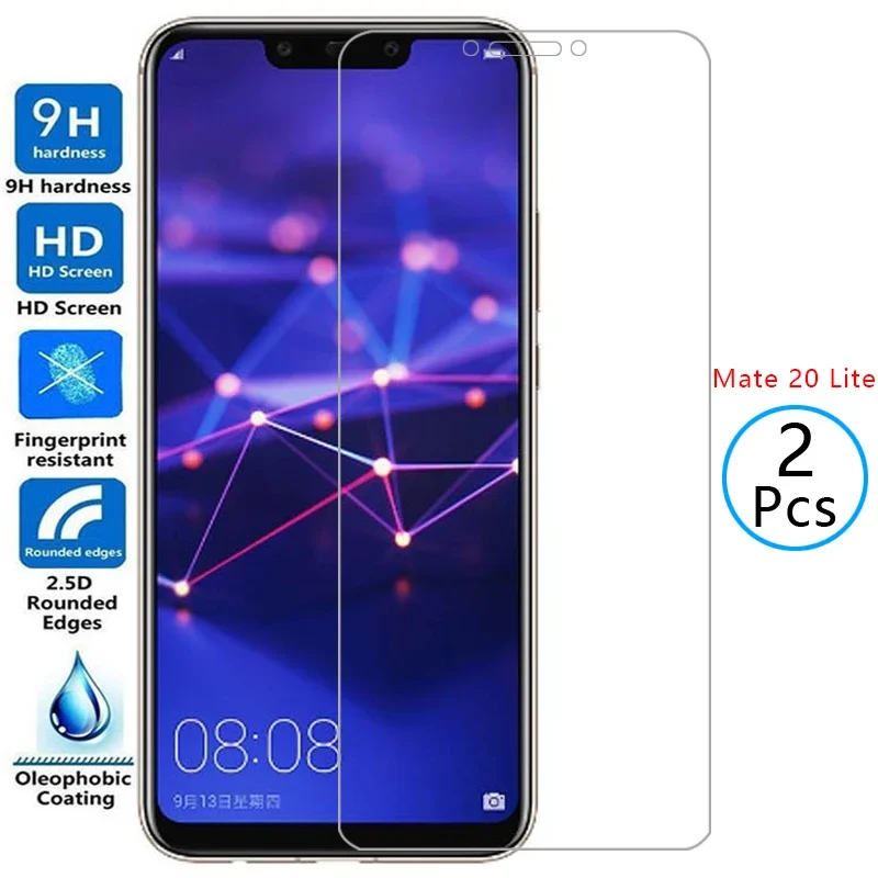 Защитное закаленное стекло для huawei mate 20 lite протектор экрана на mate20 легкая
