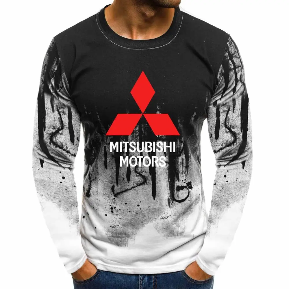 

Мужская хлопковая толстовка с градиентным принтом, с круглым вырезом