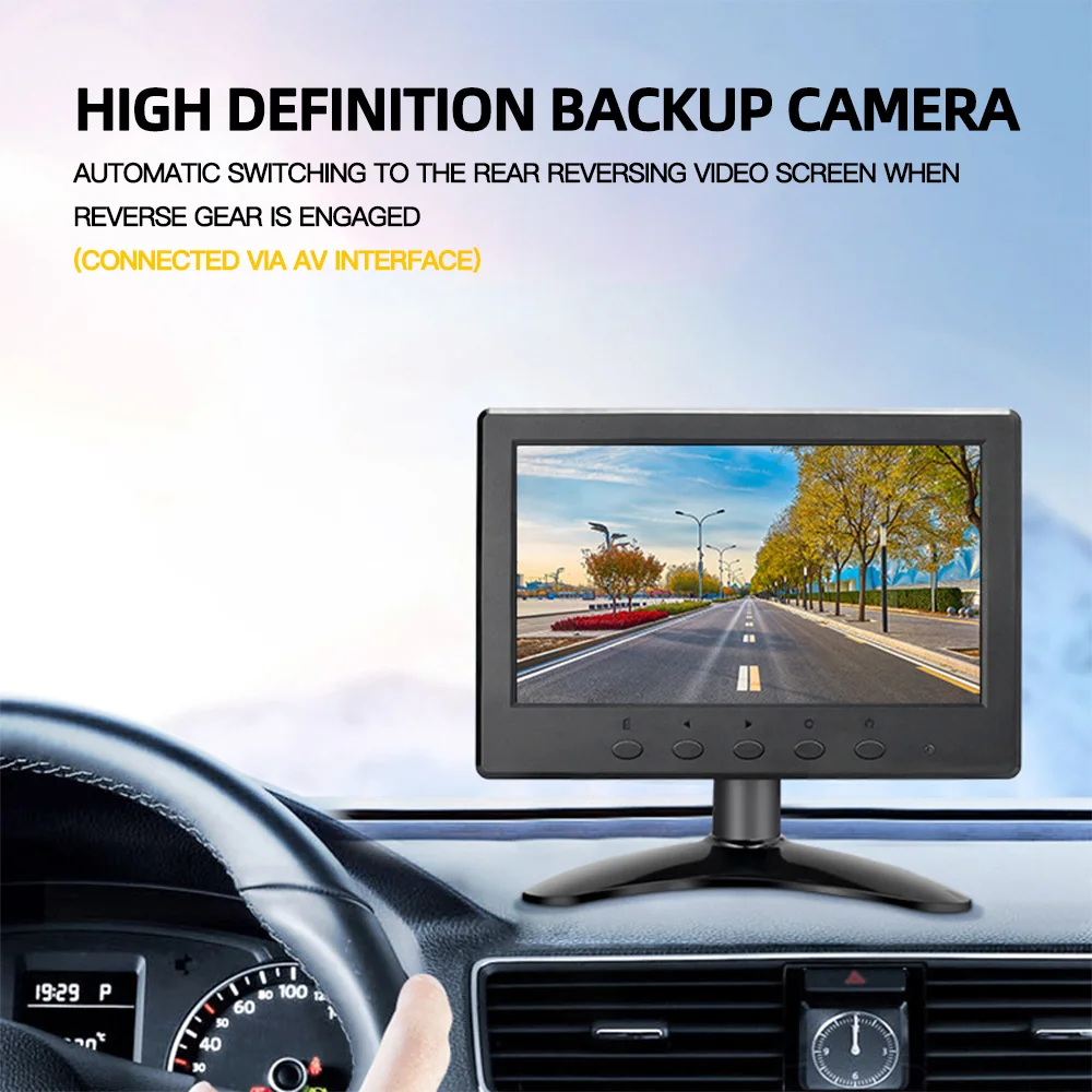 LESOWN 7-дюймовый широкий маленький экран HDMI VGA 8-дюймовый ЖК-дисплей легкий 1024x60 0 IPS