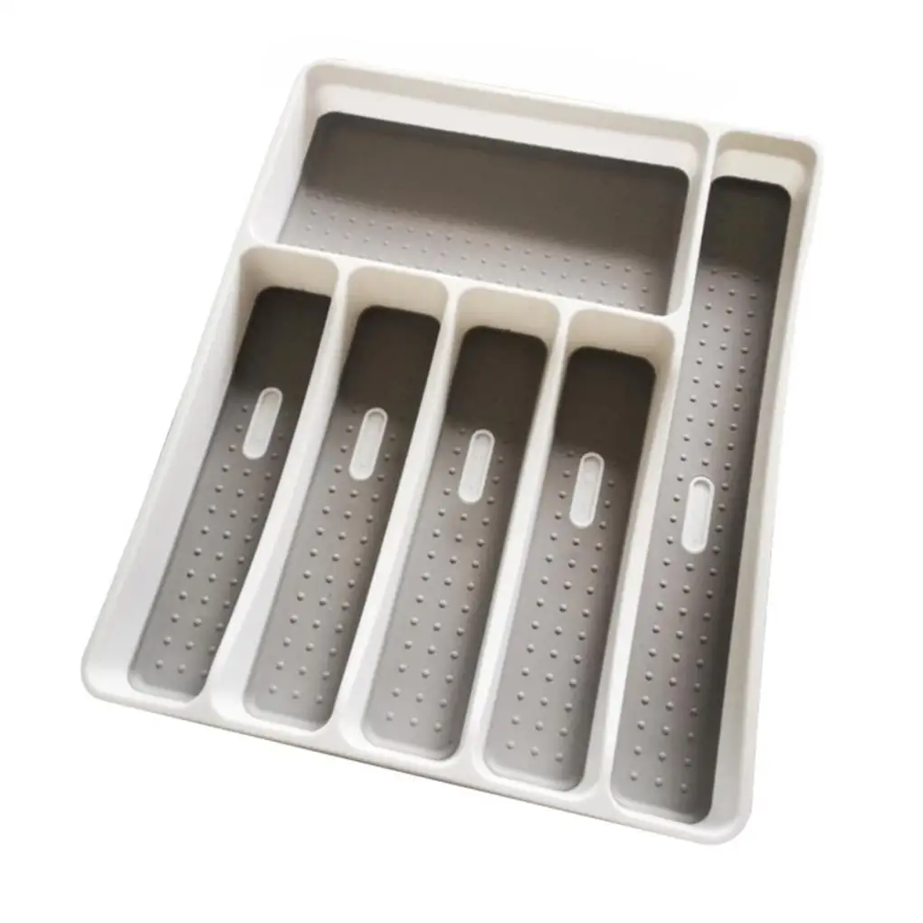 

Cutlery Drawer Tray Flatware Organizer Storage Holder Fork Accessories