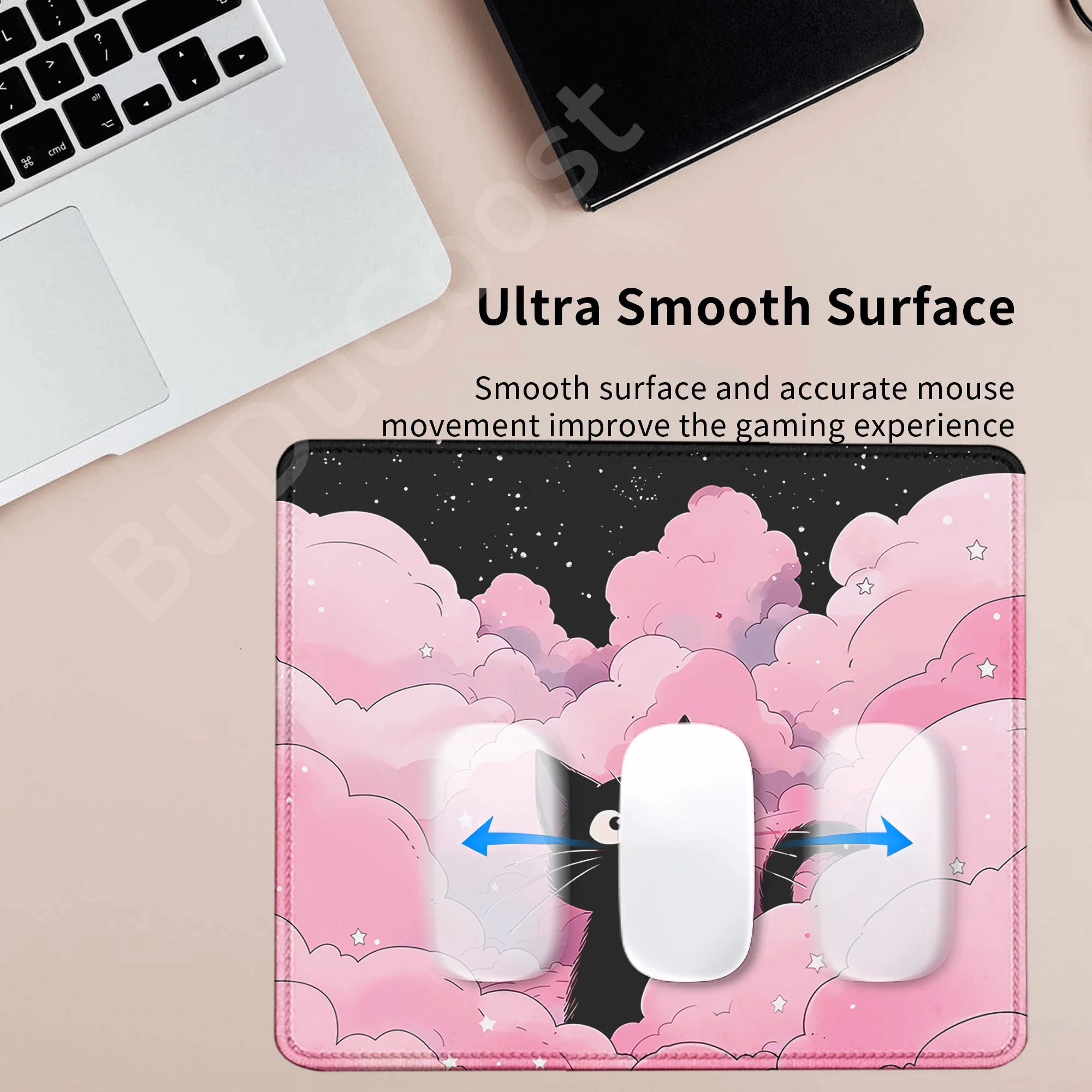 18x22 см маленький ковер черный кот облака быстрая доставка клавиатура с замком