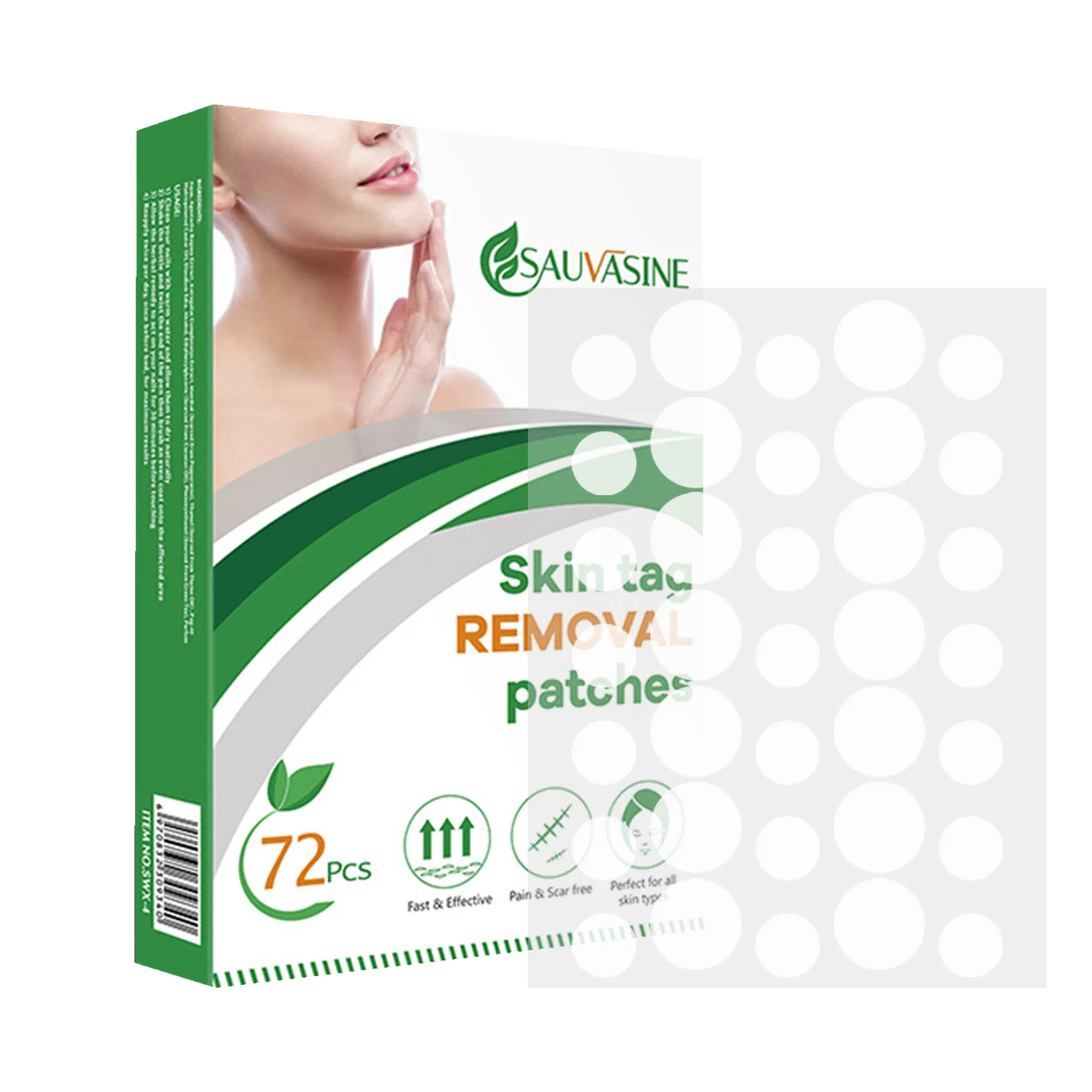 

72 шт./коробка, Гидроколлоидные гелевые Пластыри для ног