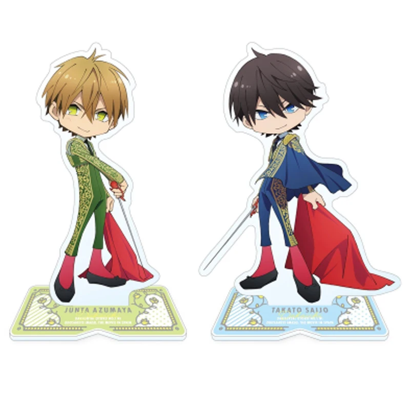 

Anime Stand Dakaretai Otoko 1-i ni Odosarete Imasu Jyunta Azumaya Takato Saijyo Acrylic Figure Display Desktop Decoration 15cm