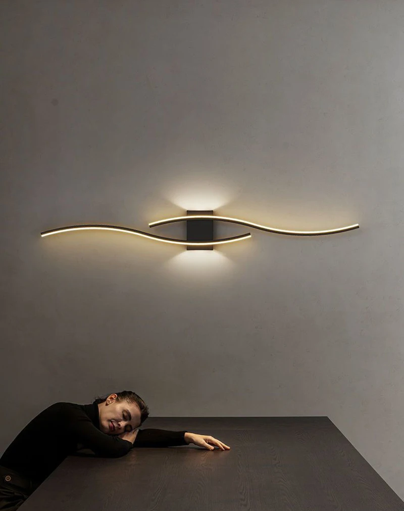 Минималистичная линия искусственная внутренняя стена задний фон для гостиной в