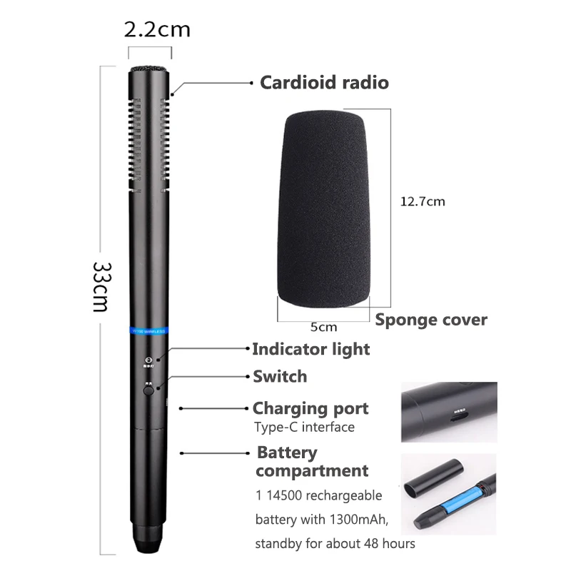 Беспроводной микрофон для интервью
