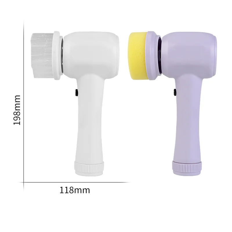 

Bathroom Athtub Brush Cleaning Brush Usb 5-in-1 Handheld B Electric Multifunctional Electric Cleaning Kitchen Cleaning Tool