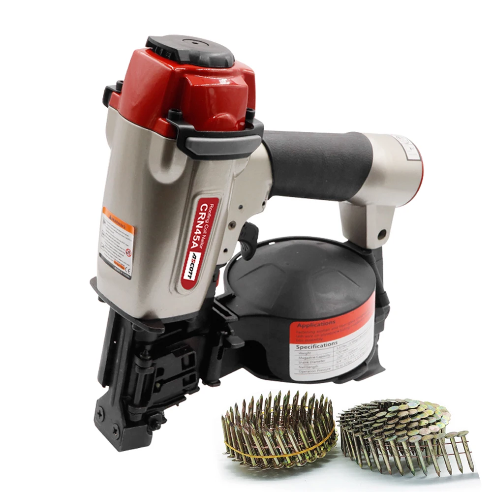 CRN45A Универсальный гвоздезабивной пистолет с катушкой от 3/4 до 1-3/4 дюйма для