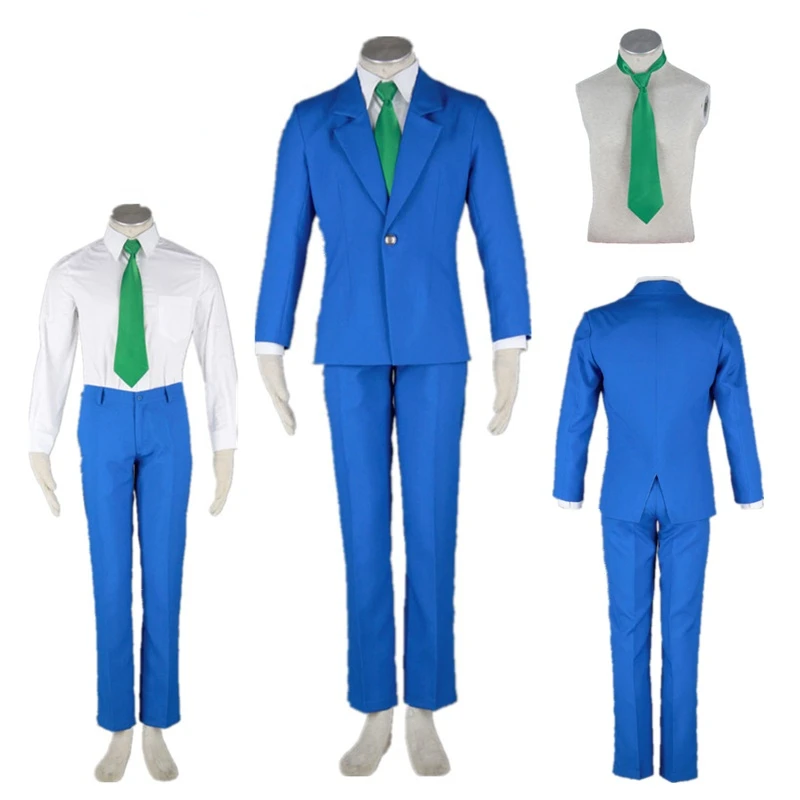 

Anime Detective Conan Case Closed Jimmy Kudo Kudou Shinichi Cosplay Costume School Uniform