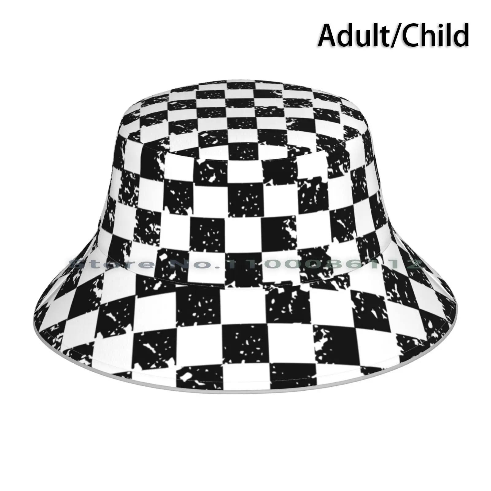 Панама с Клетчатым флагом (носимая) Солнцезащитная шапка артофдинсси индийский