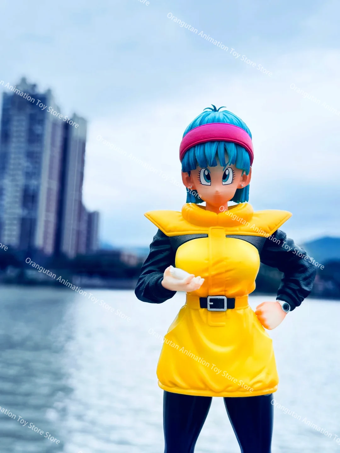 Новый Dragon Ball Z 23 см Bulma Красивая девушка Подвижная модель Статуя из ПВХ