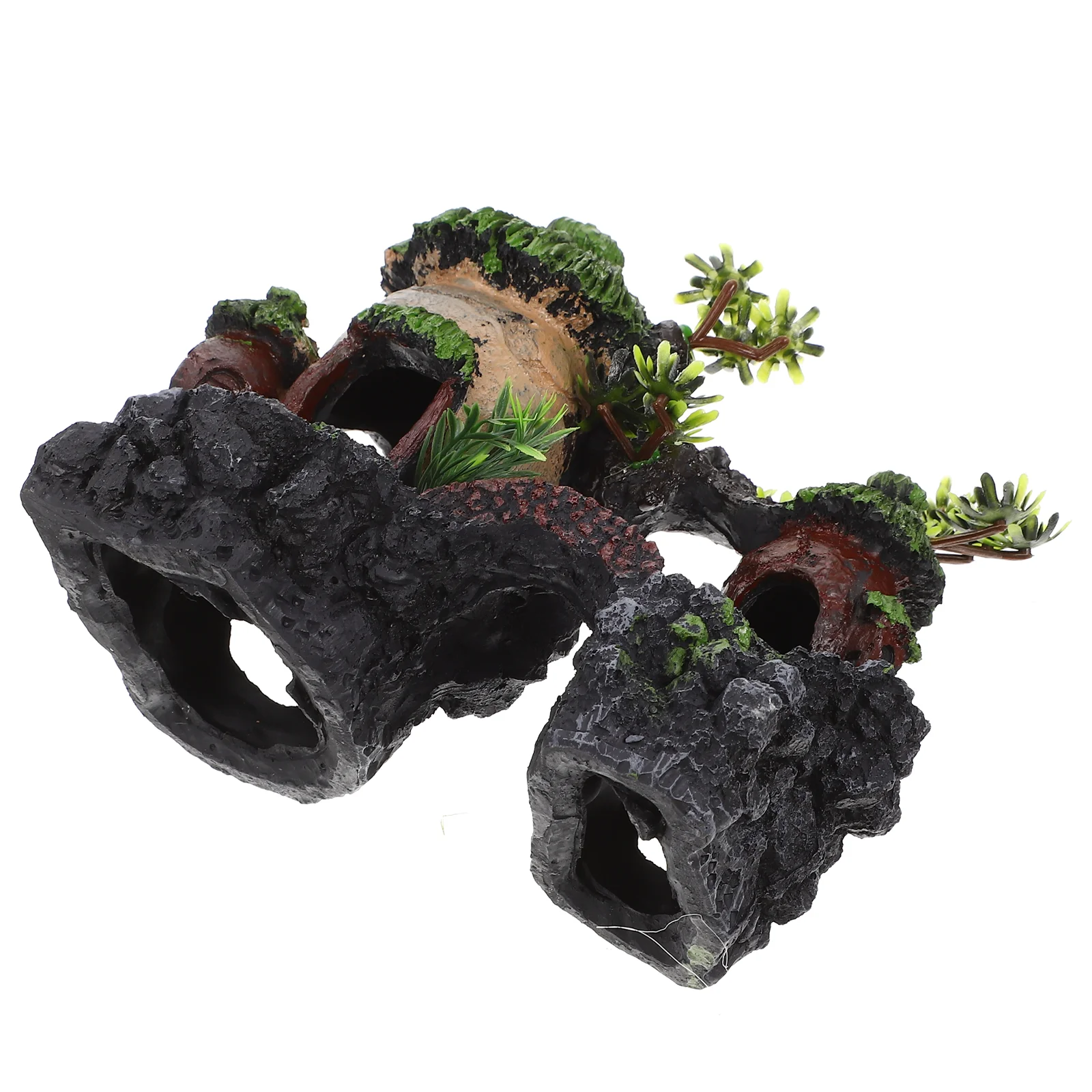 

Artificial Aquarium Cottage Resin Aquarium Ornament Delicate Aquarium Decor Fish Tank Supply