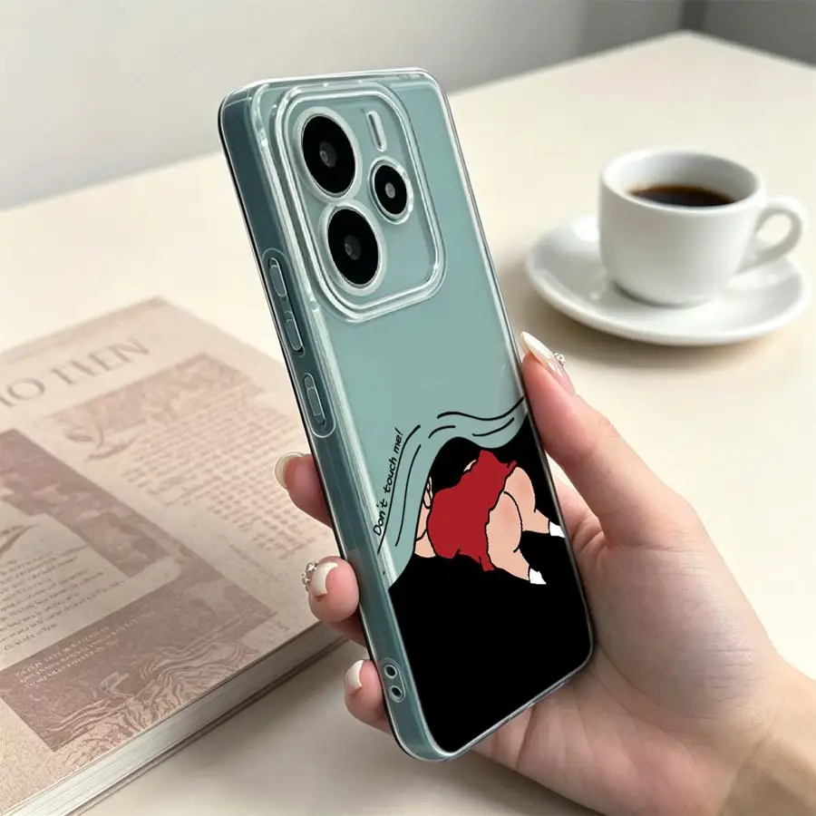 Фото Мягкий чехол для телефона с рисунком Shin-ChanS для Xiaomi Redmi Note 15 10S A4 9 10 11S 13C 14C 11 12S Note 13 14 Pro Plus 12 №2