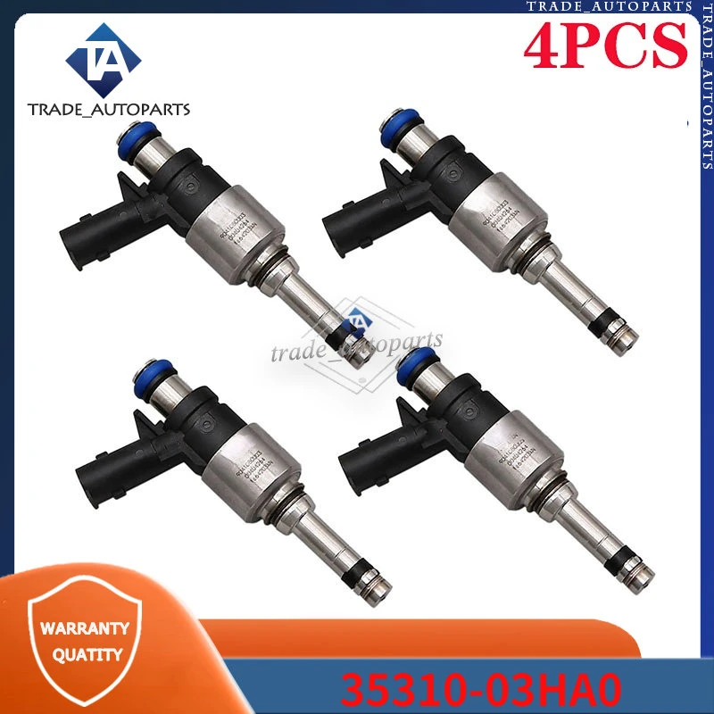 

35310-03HA0 3531003HA0 For 2017-2020 Hyundai Ioniq Kia Niro 1.6L L4 Fuel Injectors 4Pcs