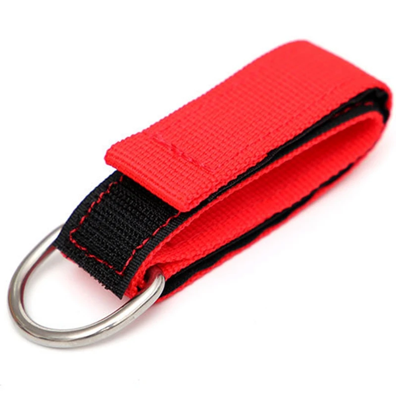 

Повязка на запястье для подводного плавания, нейлоновый ремень с наклейкой из нержавеющей стали, ремешок с D-образным кольцом, спортивное об...