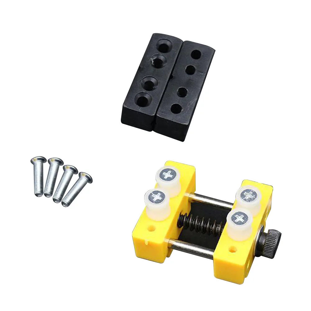 

Aluminum Alloy Bench Vise Mini Yellow Vise For Fixing Small Jewllery Various Regular/irregular Shapes Objects Repairing Tools