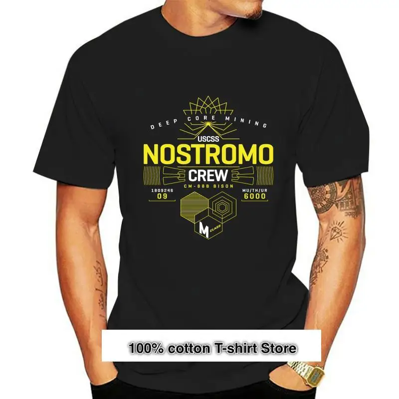 

Weyland Yutani Nostromo Crew, Tops de minería de núcleo profundo para adultos, camiseta, ropa de calle, camisetas