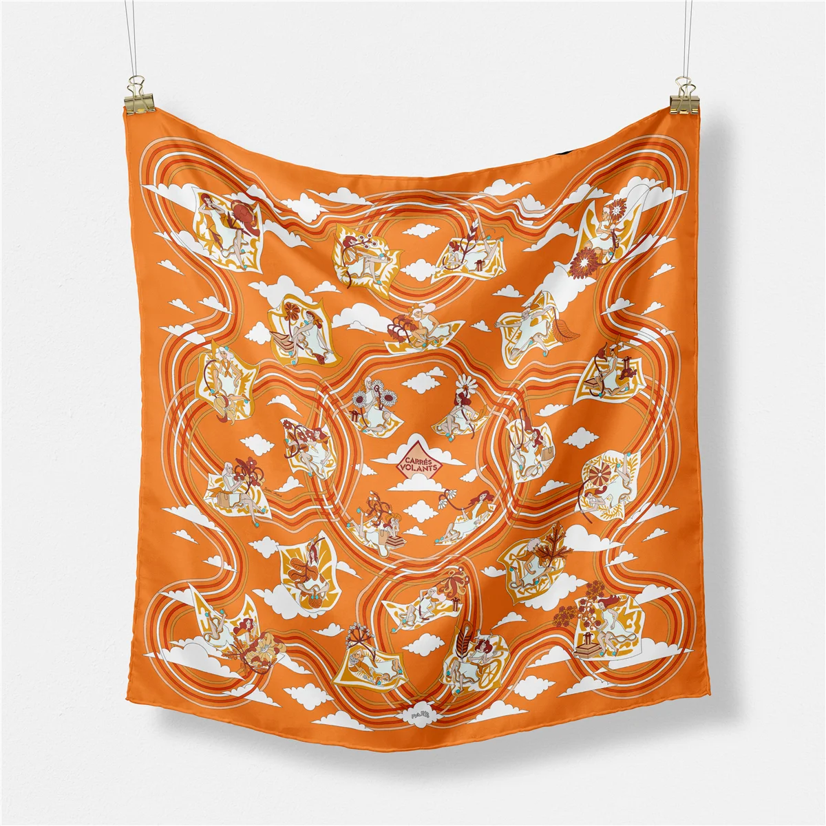 

New Design Silk Scarf Fashion Square Scarf Women Luxury Brand Bandana Headband Hijab Foulard Neckerchief Shawl For Ladies
