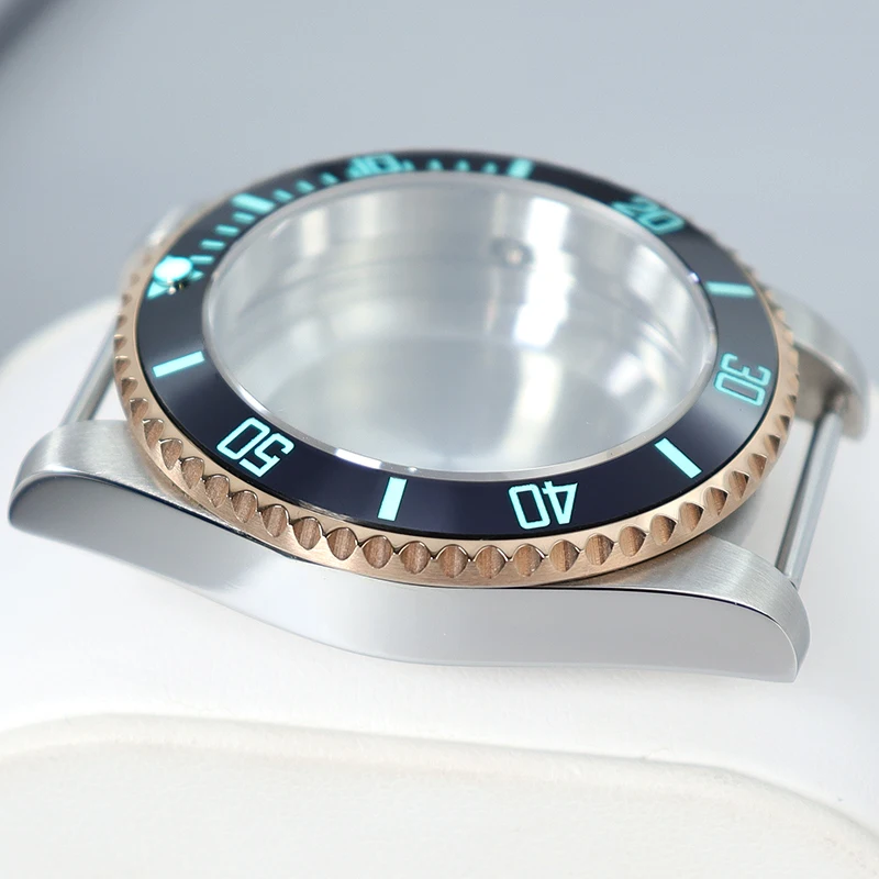 Женские часы с сапфировым стеклом серебристые розовые золотистые 40 мм подходит