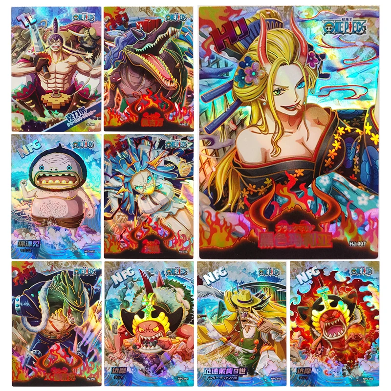 

Мультяшный слитный Луффи Ханкок Мария аниме персонажи Бронзирующая Коллекция игровые карты детские игрушки рождественские подарки на день рождения