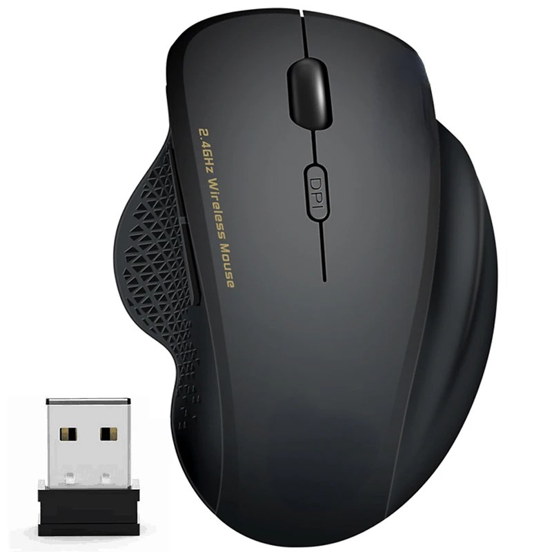 

Factory Direct Selling Mouse Ergonomic Computer Mouse PC Optical Mause with USB Receiver 6 buttons 2.4Ghz Wireless Mice 1600 DP