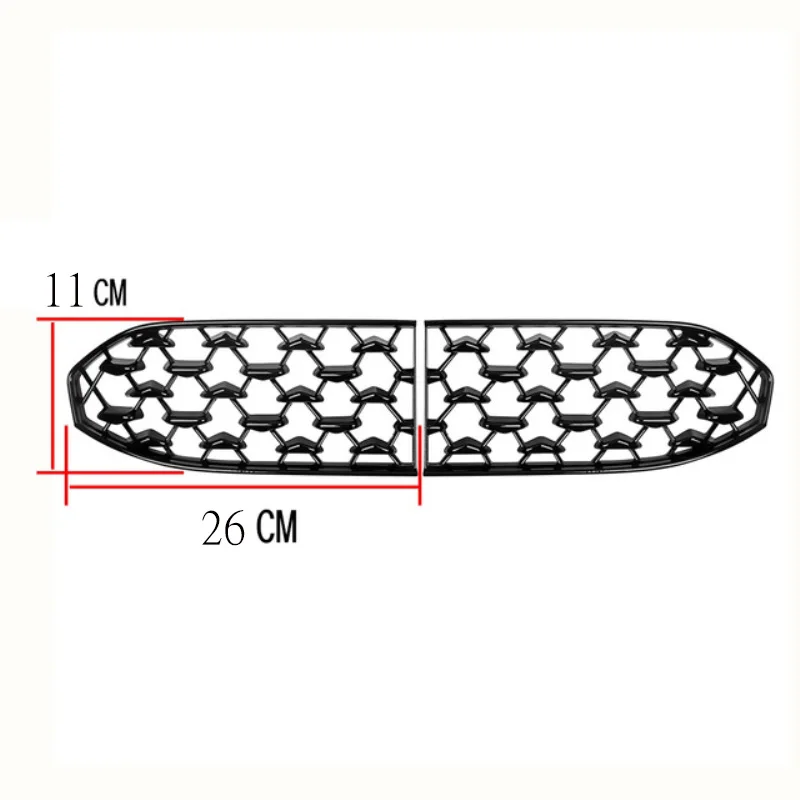 

Для Mazda CX-30 CX30 2022 2023 передний нижний бампер решетка гриля молдинговая Крышка передняя нижняя средняя сетка декоративные аксессуары