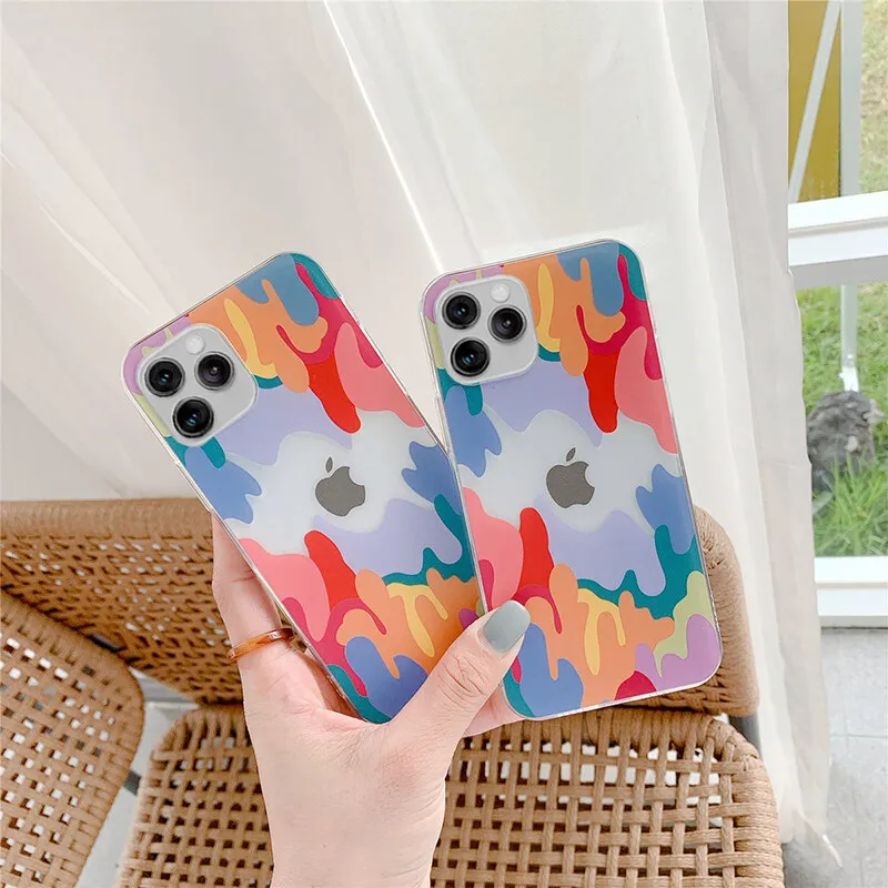 

NOHON phone Case For SAMSUNG A02S A03S A10S A11 A12 A20S A21S A22 A32 A50 A52 A71 graffiti colorful Fashion back cover