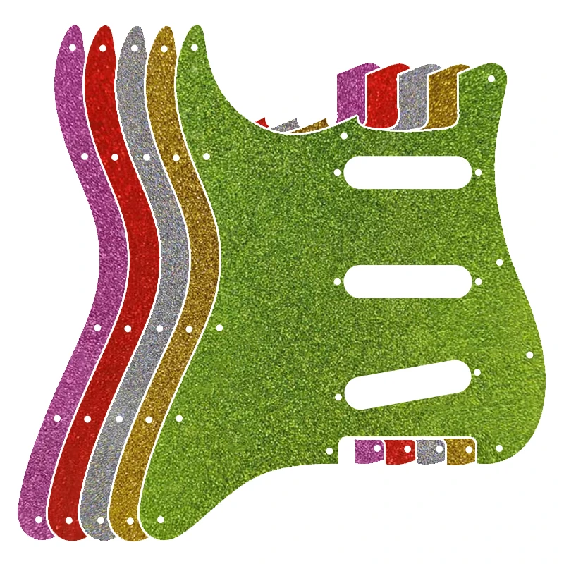 

Feiman Guitar Pickguard -For Left Hand USA/Mexico FD 11 Screw Hole Strat Standard SSS St Scratch Plate Multicolor No Switch Hole