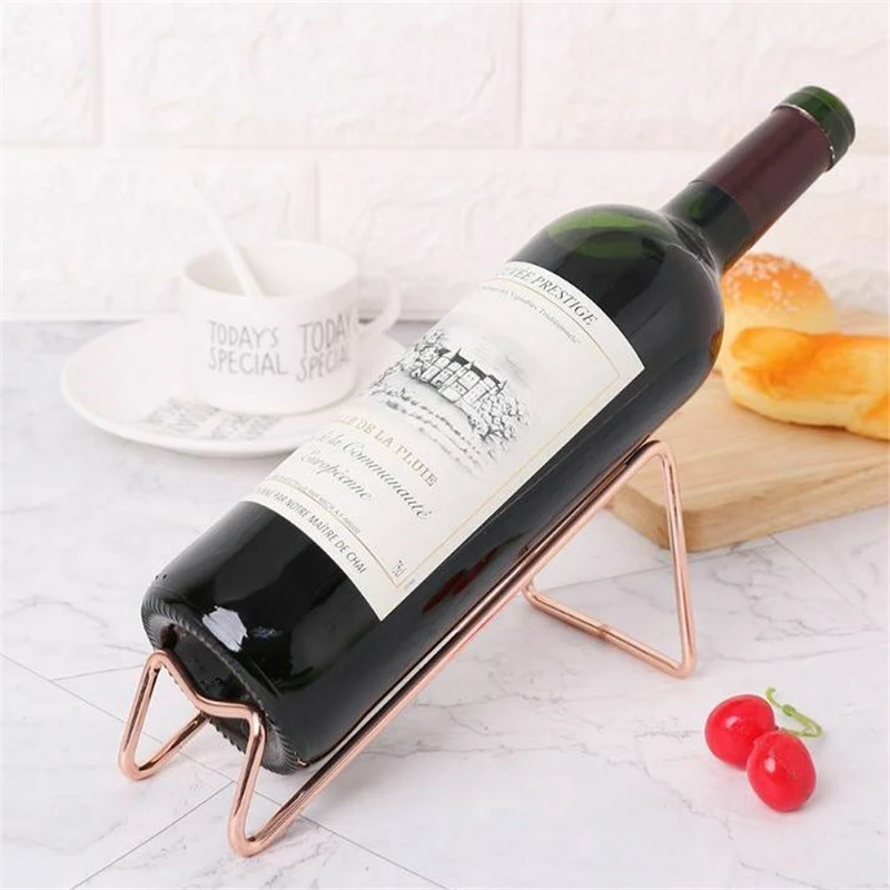 

3 цвета Простой гальванический винный стеллаж для ремесла из нержавеющей стали держатель для красного вина пива вина бытовой стеллаж для винных бутылок Аксессуары