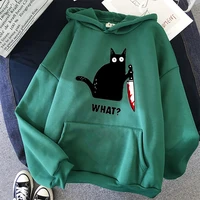 fallwinter 2022 3d printed cat hip hop sweatshirt harajuku streetwear hoodie fashion loose womens casual wear