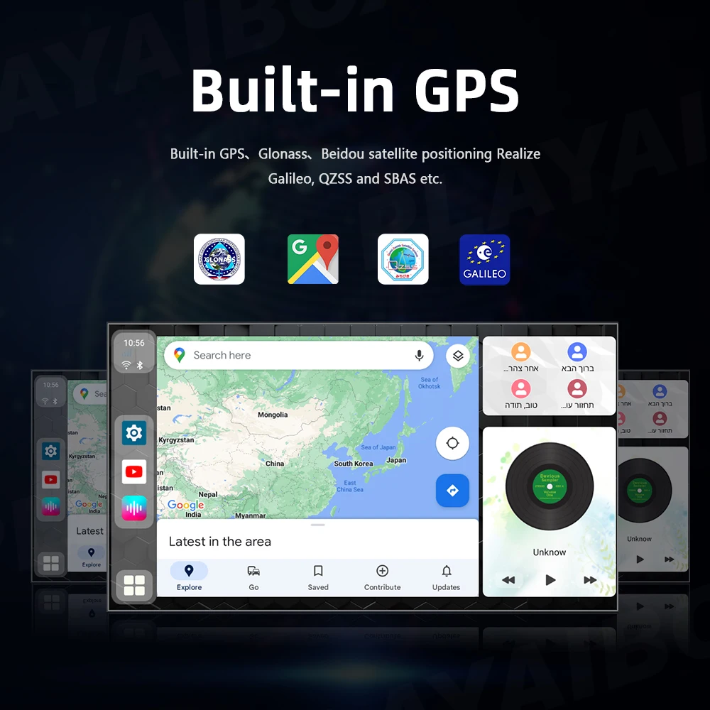 Android Tv Box 12 Carplay Iptv Netflix spotify Auto 2022 Автомобильная Мультимедийная система UX999Plus QCM665