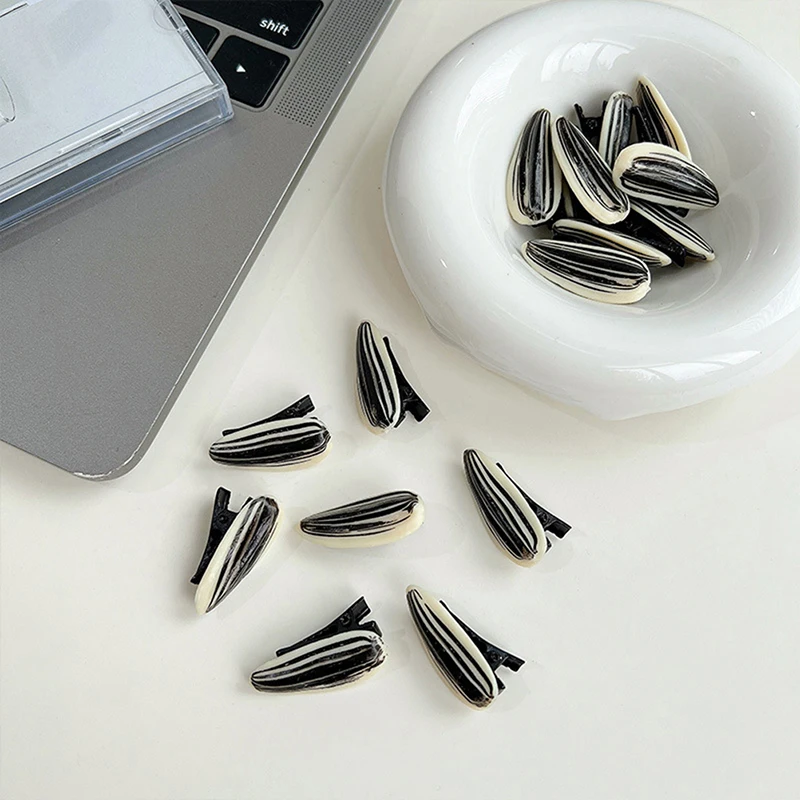 

New Simulation Food Hairpins Creative Personality Melon Seed Barrettes Hair Clips Funny Food Hairgrips Fashion Hair Accessories