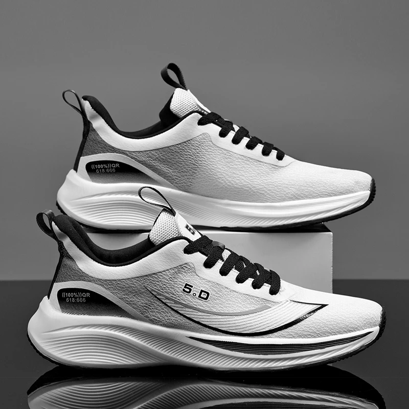 SENTA Brand Running Shoes for Men Soft Cushion Jogging Sports Shoes Mesh Breathbale Sneakers Men Outdoor Athletic Training Shoes
