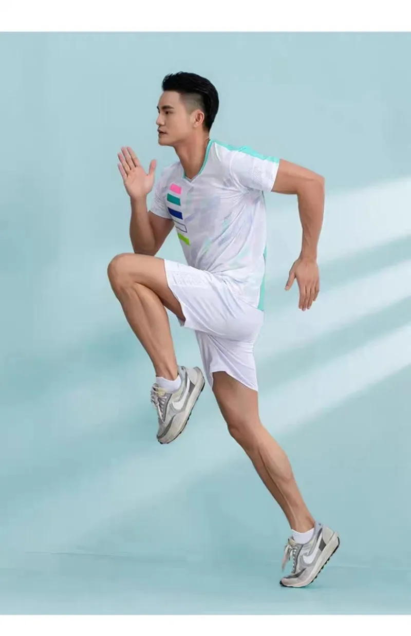 Unisex badminton tennis clothes, men's and women's outdoor sports quick drying breathable light