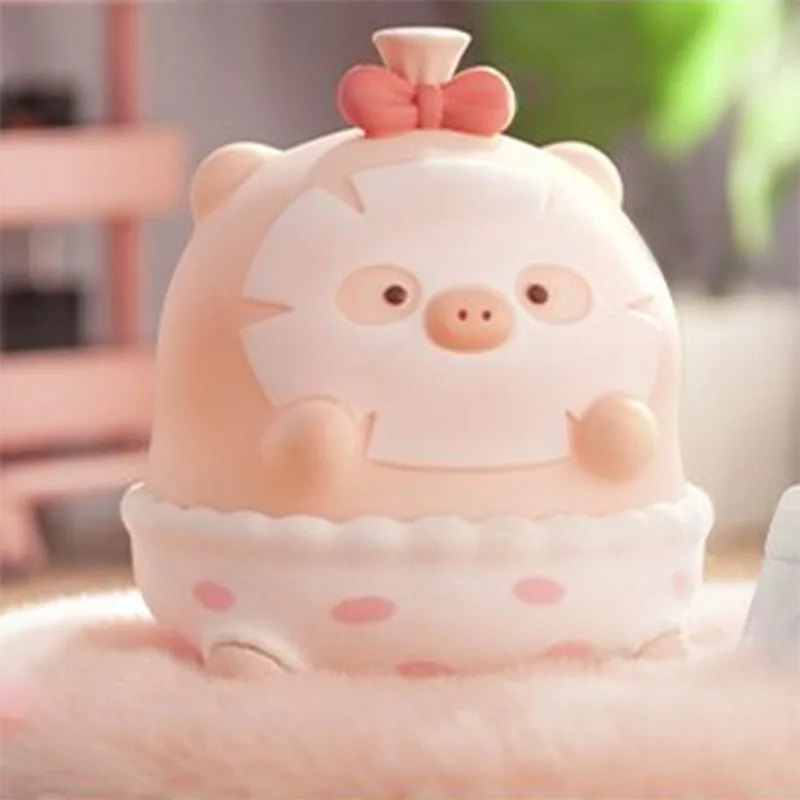 

LULU Pig Sweet Treasure Piggy Hot Spring Soup House Trip Blind Box Toy Caja Ciega Girl Figures Model Birthday Gift Mystery Box