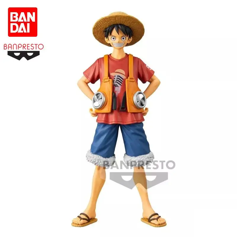 

Bandai Original Banpresto DXF One Peice Monkey D. Luffy Anime Collection Model ornament Figure Kids toy Christmas birthday gift