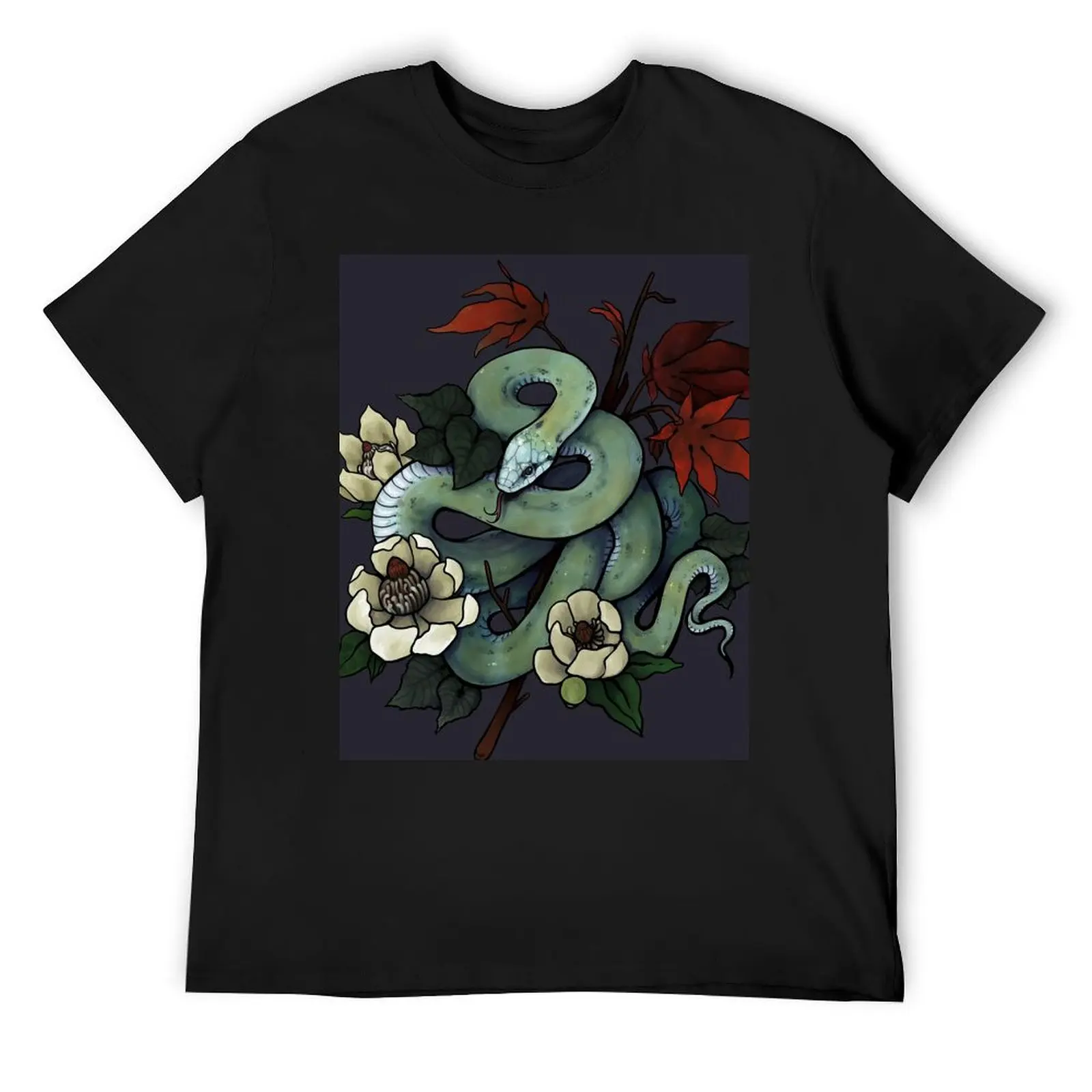 Футболка с японским рисунком Остров Куньшир одежда в стиле хиппи черные футболки