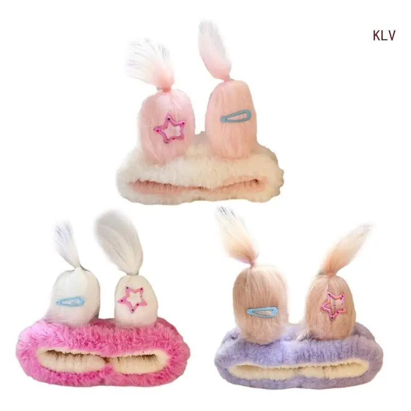 

Очаровательные разноцветные ленты для волос с косами для фотостудий, привлекательный реквизит для Пасхального фестиваля, одежда,