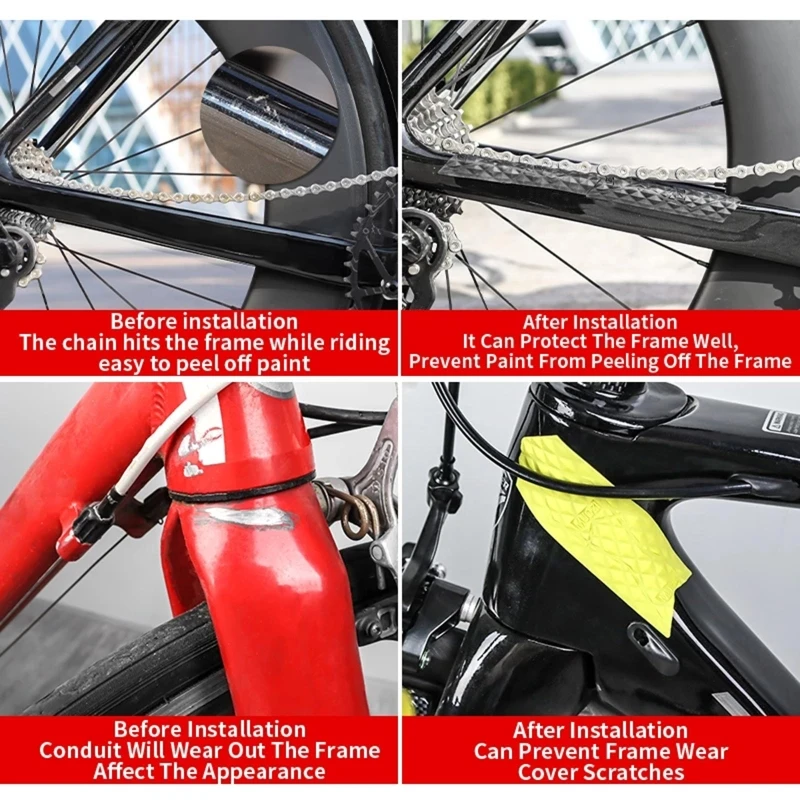 

Enhanced Protective Chain Stay Pad Bike Chainstay Protector Frame Guard
