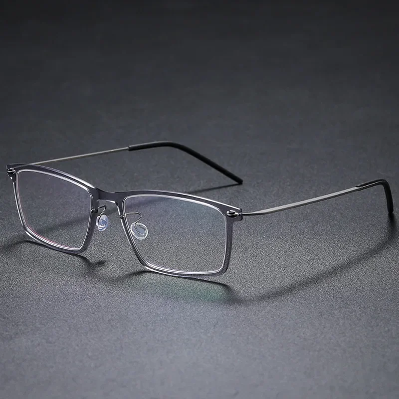 24 новые модные очки для близорукости из чистого титана высокого качества в стиле